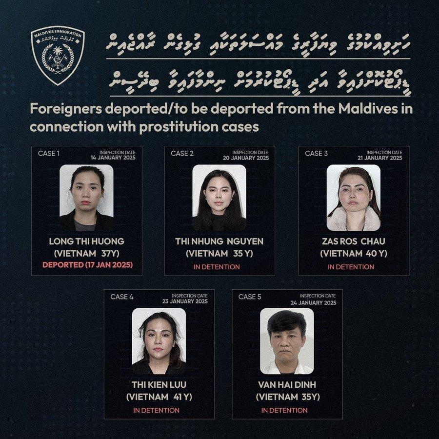 ފުޅާ ދާއިރާއެއްގައި ހަށިވިއްކަން އުޅުނު ފަސް ބިދޭސީއަކު އިމިގްރޭޝަންގެ ބެލުމުގެ ދަށަށް