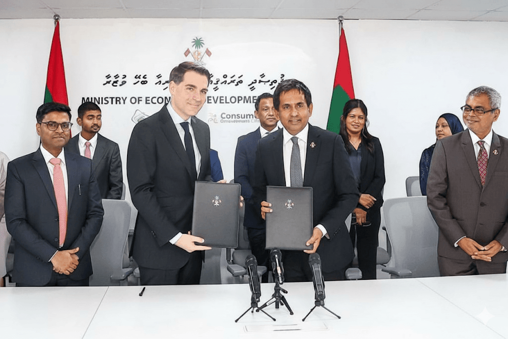 ރާއްޖޭގެ އެންމެ ފުރަތަމަ 'ސަސްޓެއިނެބަލް ޓައުންޝިޕް' ގެ މަސައްކަތް ހަވާލުކޮށްފި 