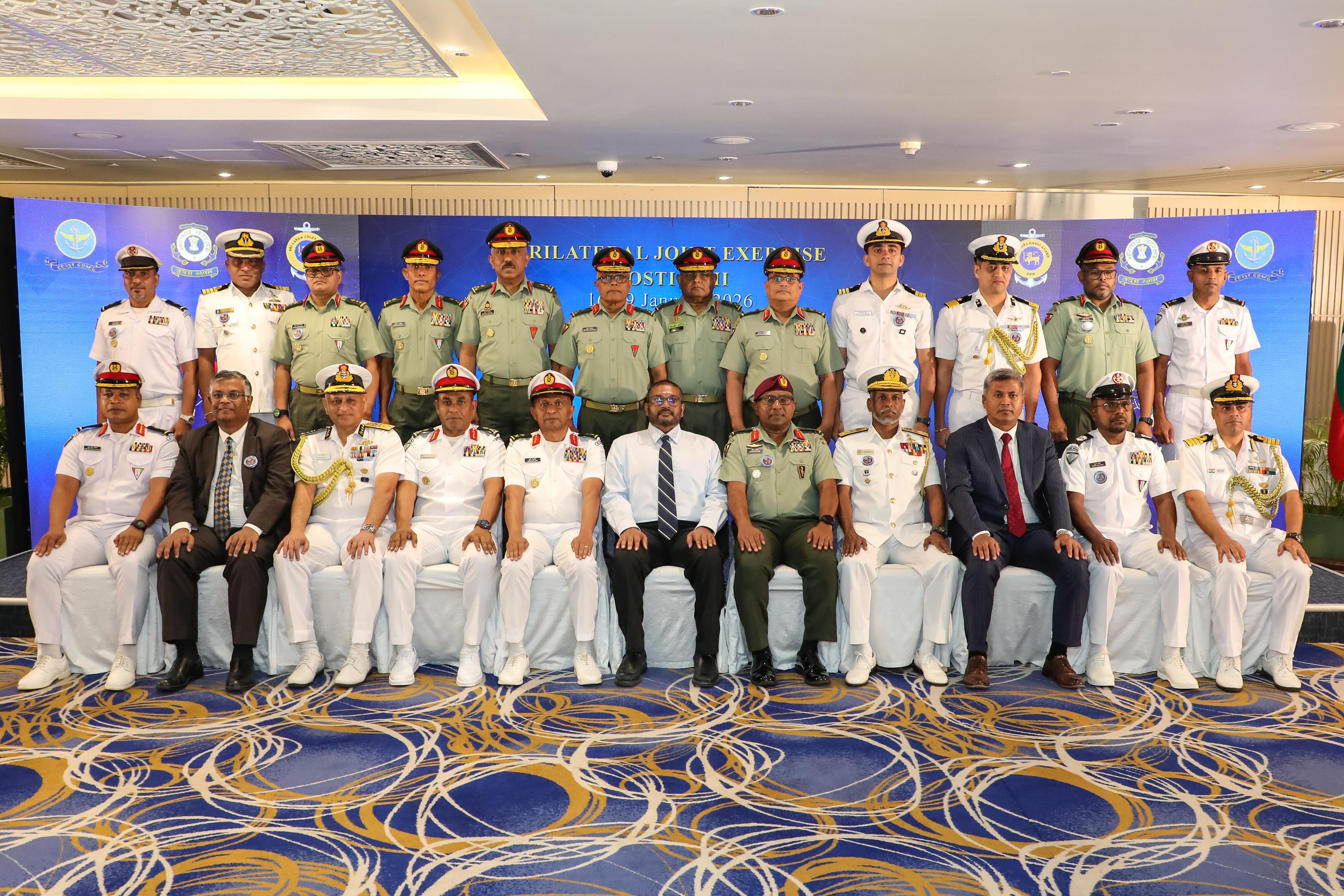 ރާއްޖެ، އިންޑިއާ އަދި ލަންކާ ސިފައިން ގުޅިގެން ބާއްވާ "ދޯސްތީ-17" ފަށައިފި