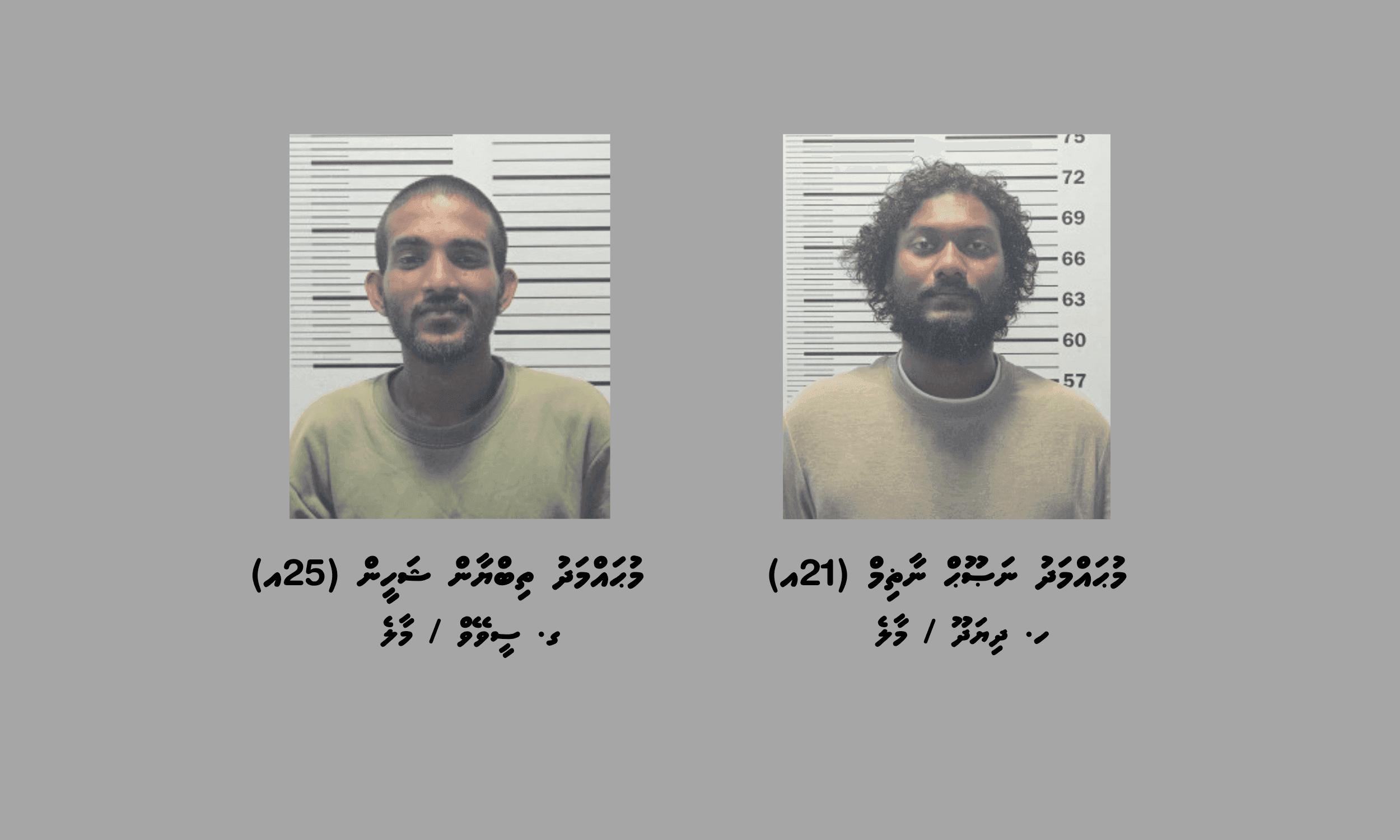 މަސްތުވާތަކެތީގެ މައްސަލައެއްގައި ނ. މަގޫދޫއިން ދެ މީހަކު ހައްޔަރުކޮށްފި