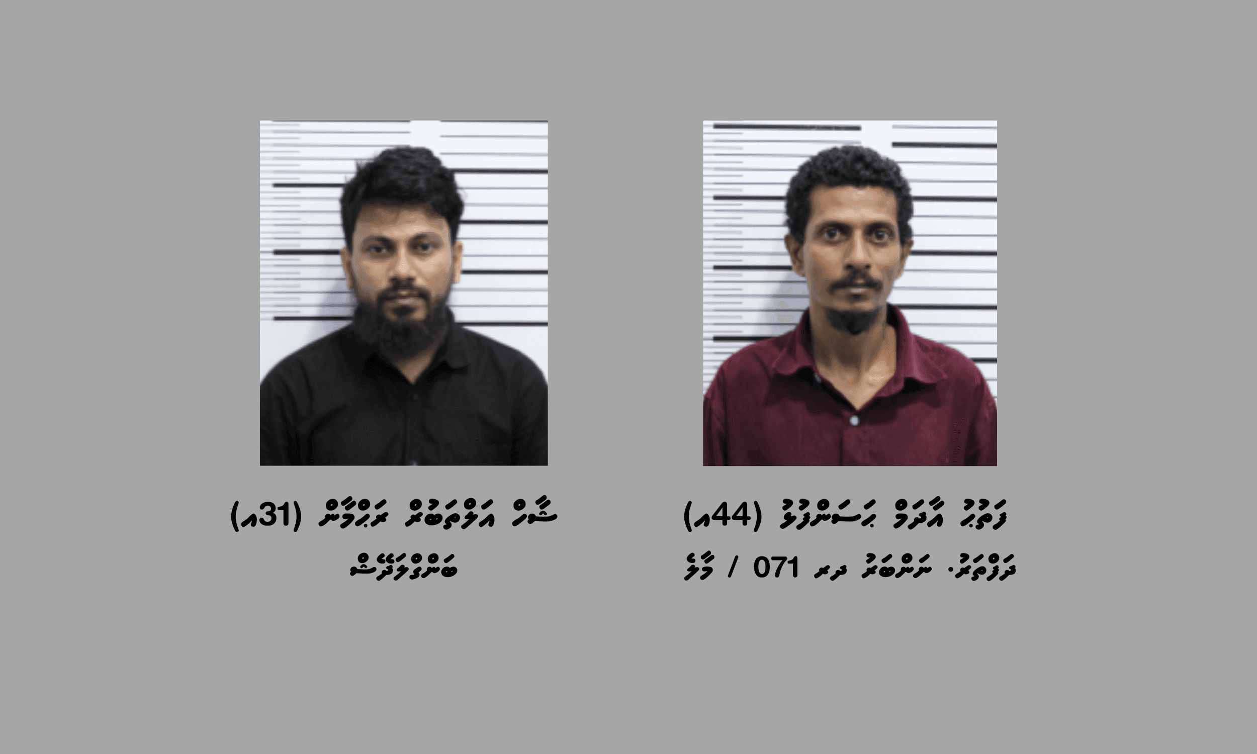 ތިން ކިލޯއަށްވުރެ ގިނަ މަސްތުވާތަކެއްޗާއެކު ދިވެއްސަކާއި ބިދޭސީއަކު ހައްޔަރުކޮށްފި 