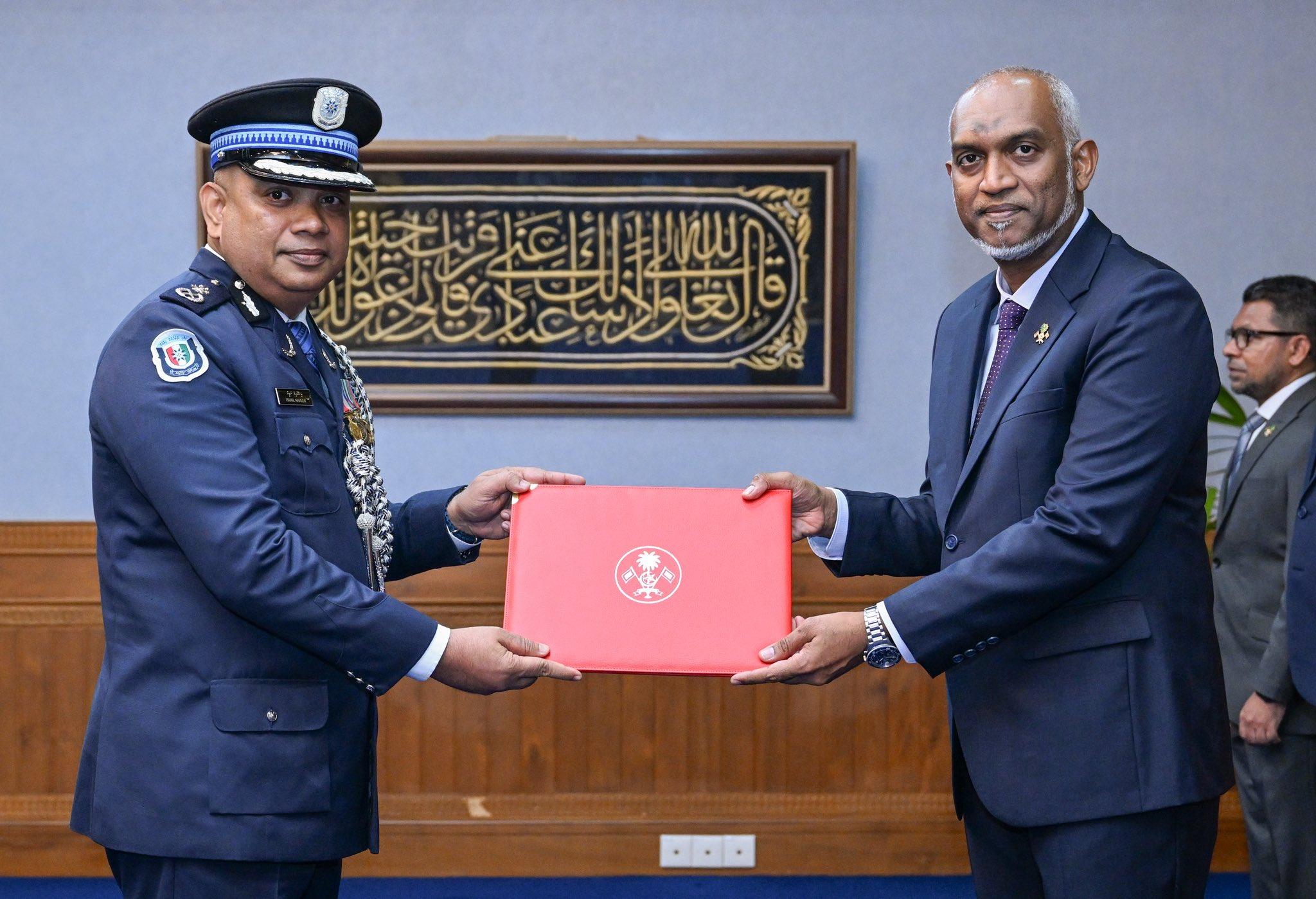 ޕޮލިސް ކޮމިޝަނަރު ކަމަށް ނަވީން އައްޔަން ކުރައްވައިފި