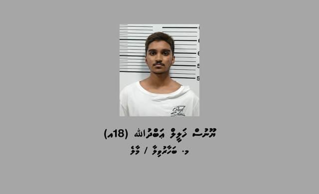 ޗެކް ޕޮއިންޓަކުން މަޑުކުރަން ބުނުމުން މަޑުނުކޮށް ގޮސް ފުލުހެއްގެ ގައިގައި ޖައްސައިފި
