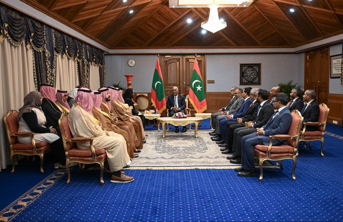 އިންވެސްޓްކުރަން އައި ސައުދީ ވަފްދު ރައީސާ ބައްދަލު ކުރައްވައިފި